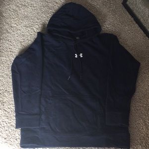 Under Armour Women’s Navy Blue Hoodie Sweatshirt Size Medium.